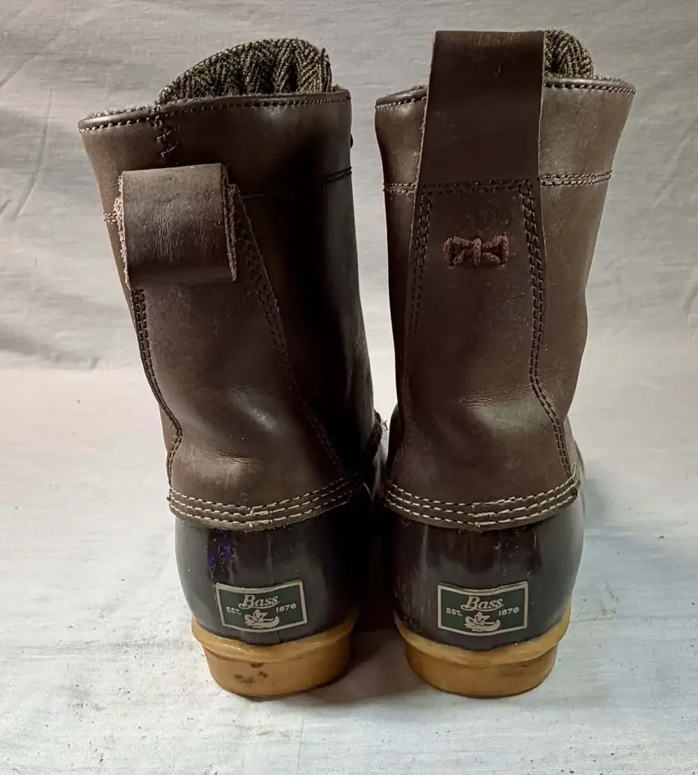 G.H. Bass & Co. Women's Brown Leather Duck Boots